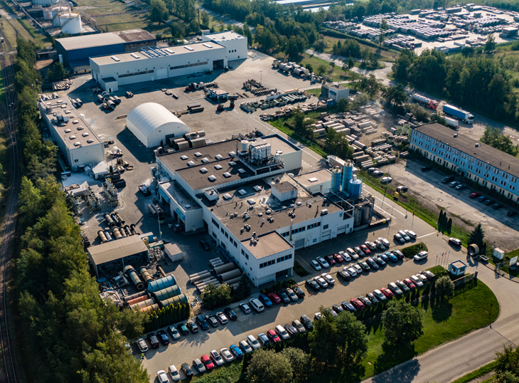 Fabryka Amiblu w Dąbrowie Górniczej - rok 2018. Fot. Amiblu